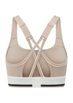 Lorna Jane Tempo Maximum Support Sports Bra Latte New