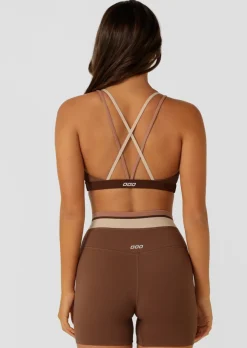 Lorna Jane Tone On Tone Sports Bra NeutralMulti