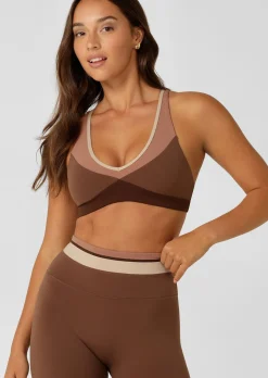 Lorna Jane Tone On Tone Sports Bra NeutralMulti