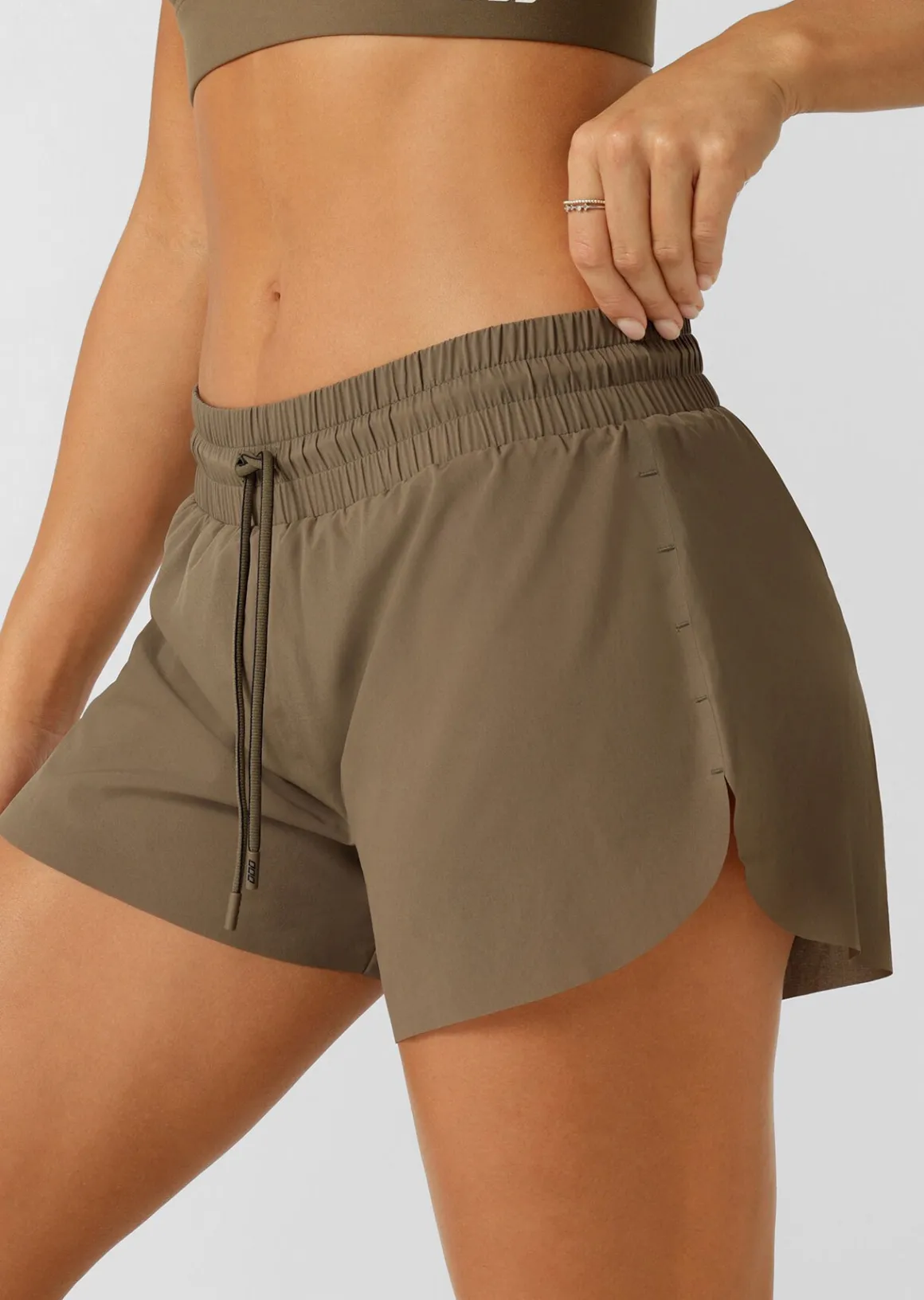 Lorna Jane Track Star Run Shorts Hazel Sale