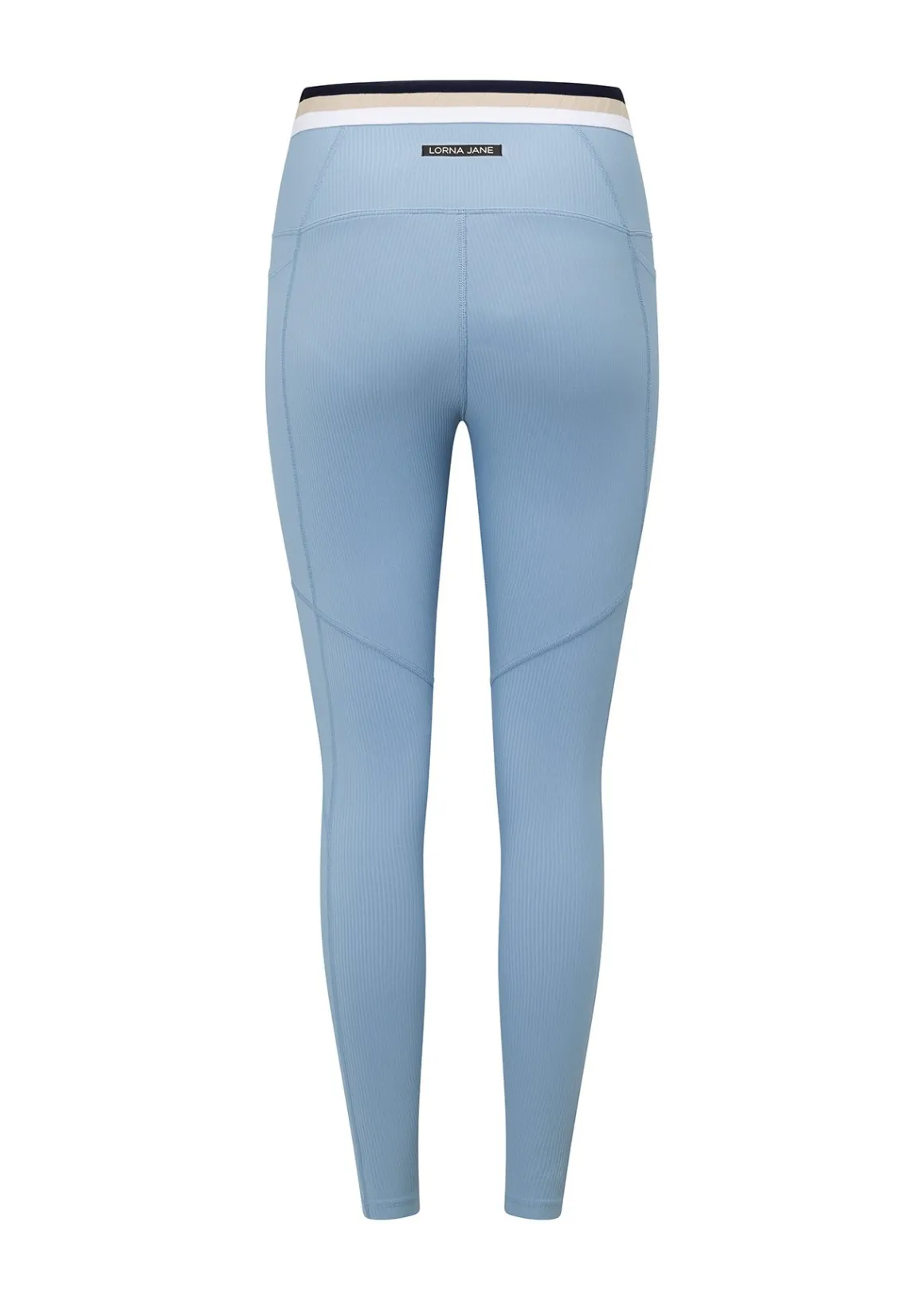 Lorna Jane Transform Rib Booty Ankle Biter Leggings GlaciaBlue Best