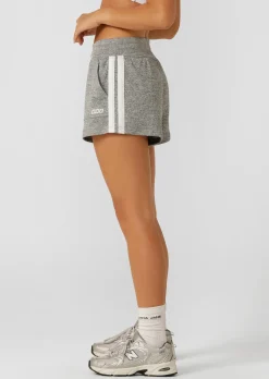 Lorna Jane Unwind Shorts GreyMarl Sale