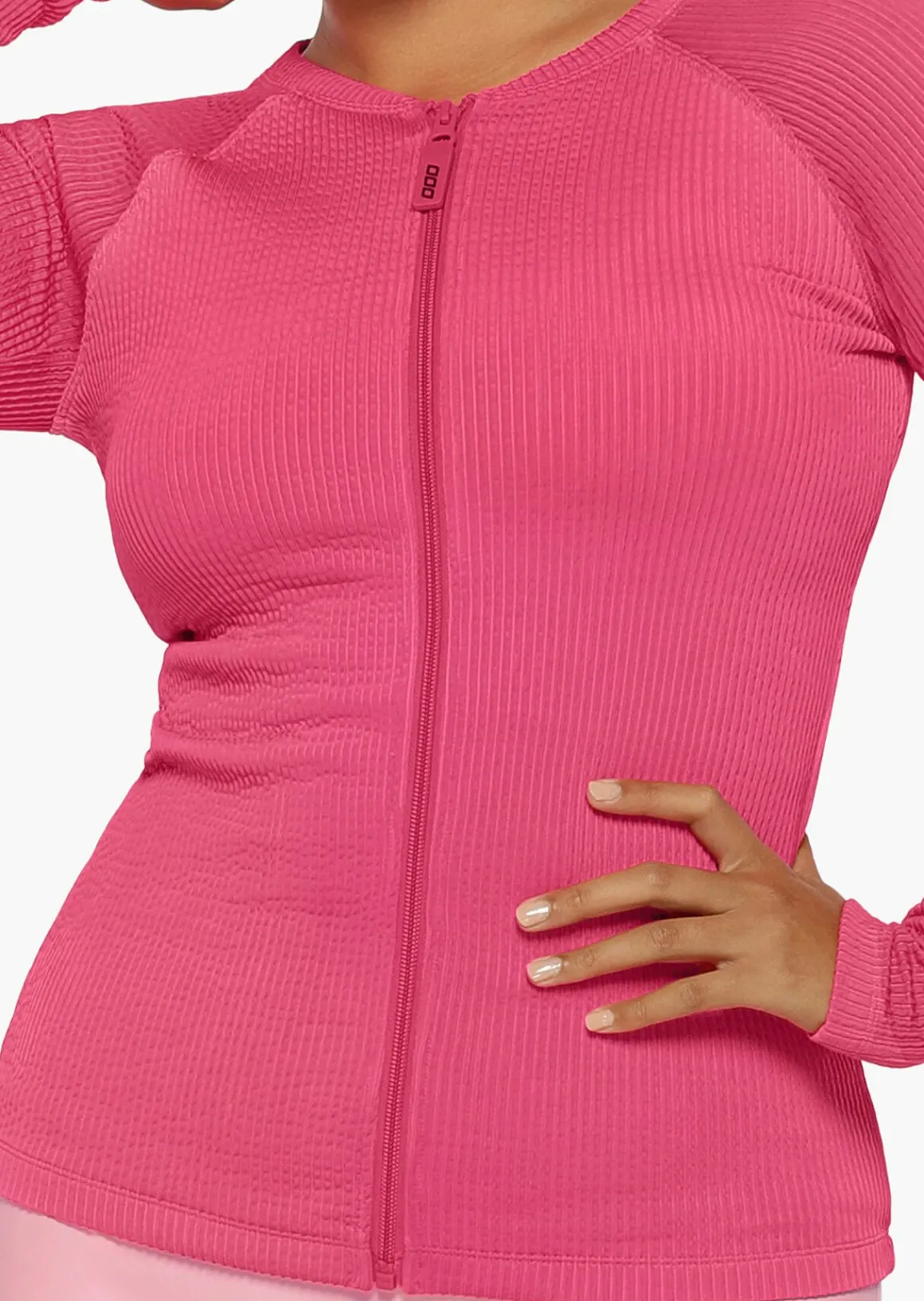 Lorna Jane Vacation Crimped Rash Vest BabinPink Sale