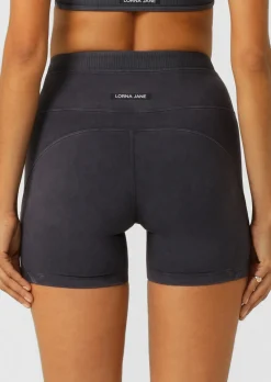 Lorna Jane Weekender Washed 12cm Pocket Bike Short WashedMidnightBlue