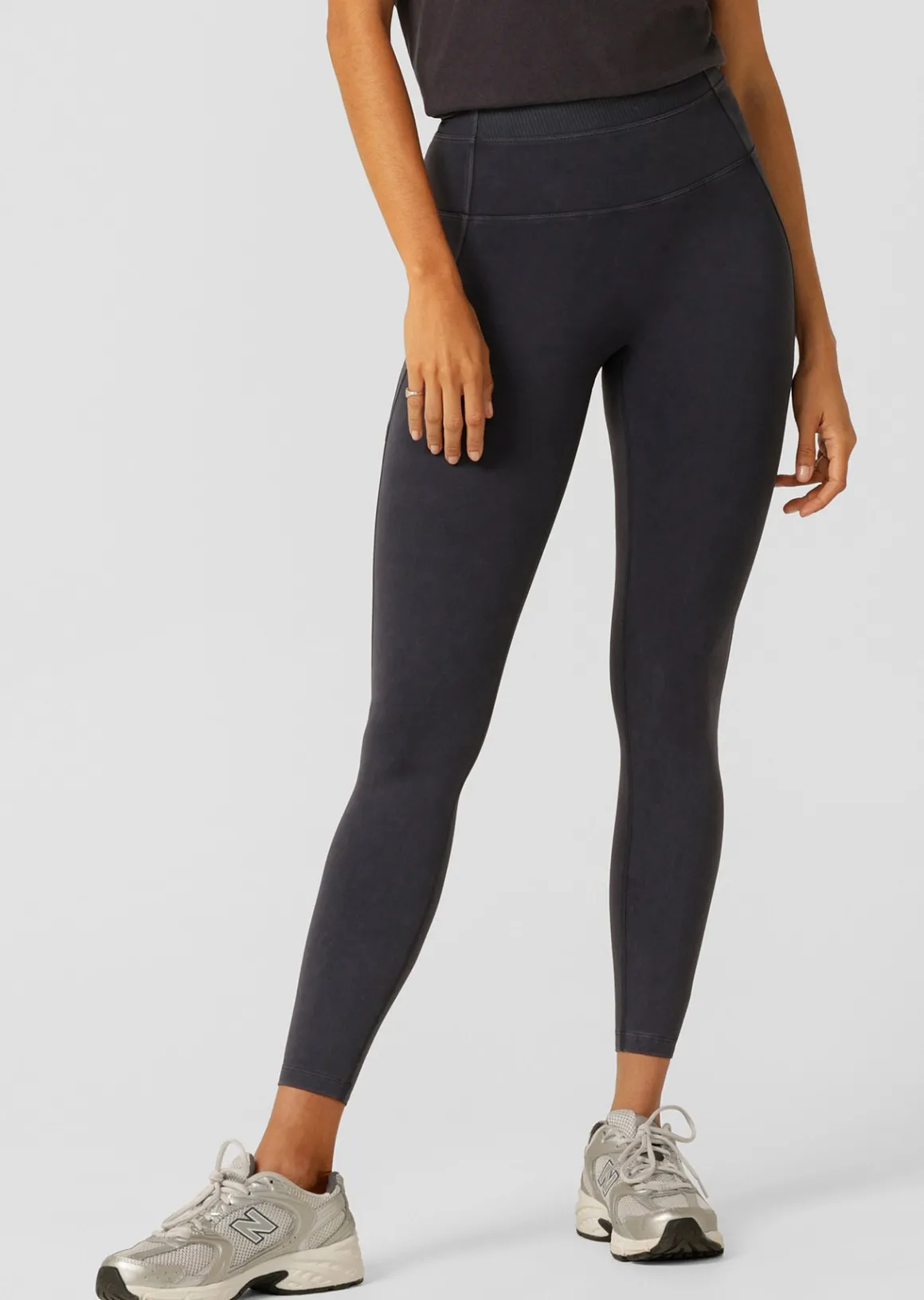 Lorna Jane Weekender Washed Full Length Pocket Leggings WashedMidnightBlue Sale
