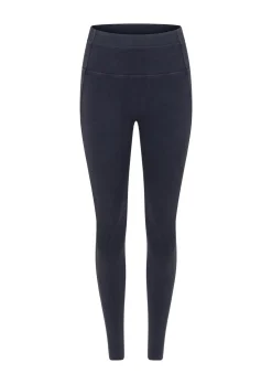 Lorna Jane Weekender Washed Full Length Pocket Leggings WashedMidnightBlue Sale