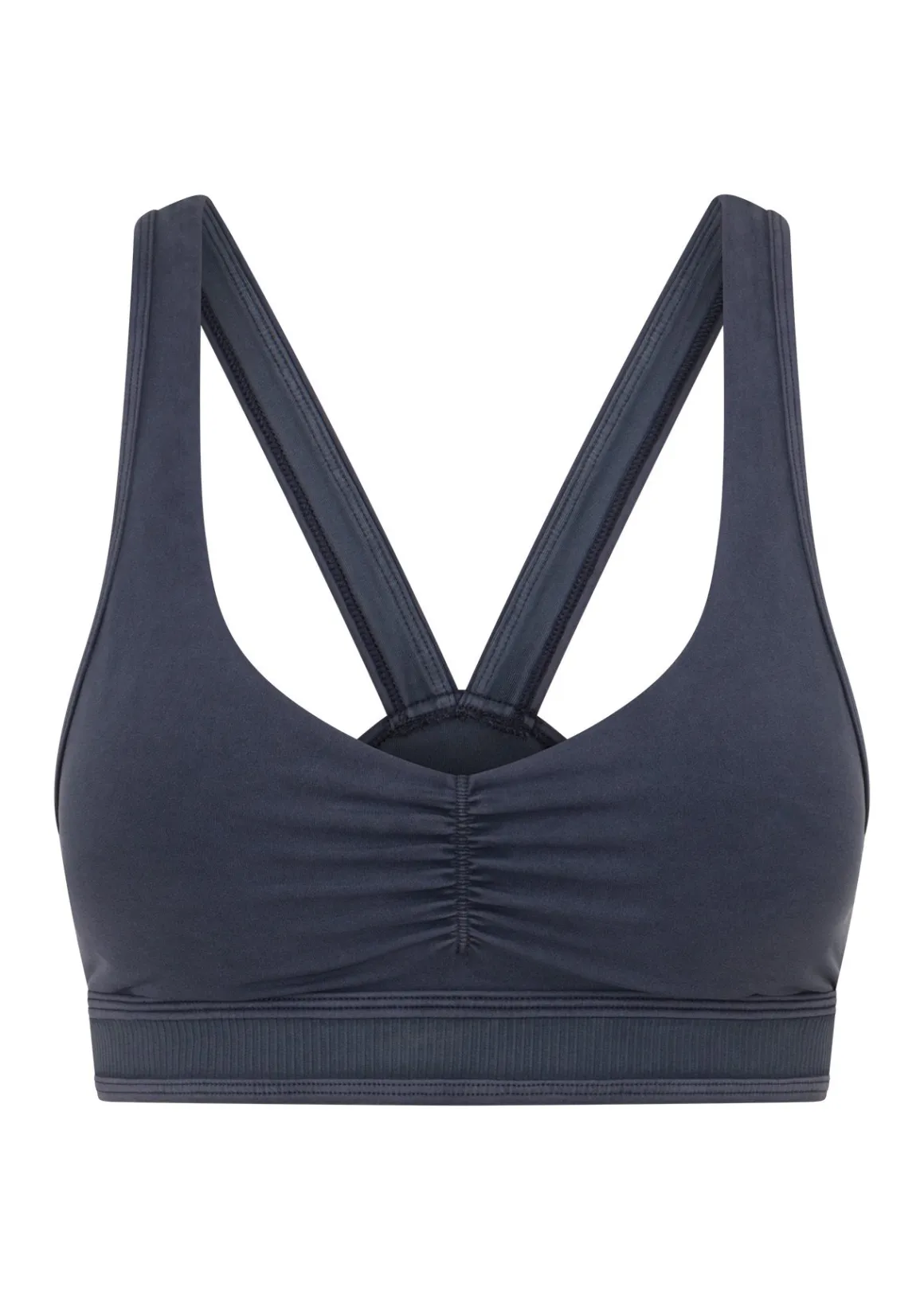 Lorna Jane Weekender Washed Sports Bra WashedMidnightBlue Discount