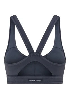Lorna Jane Weekender Washed Sports Bra WashedMidnightBlue Discount