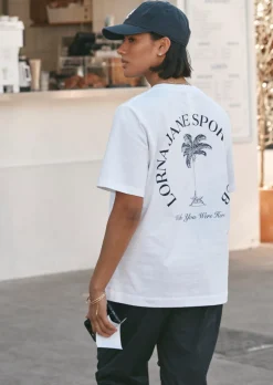 Lorna Jane Wellness Retreat Relaxed T-Shirt White