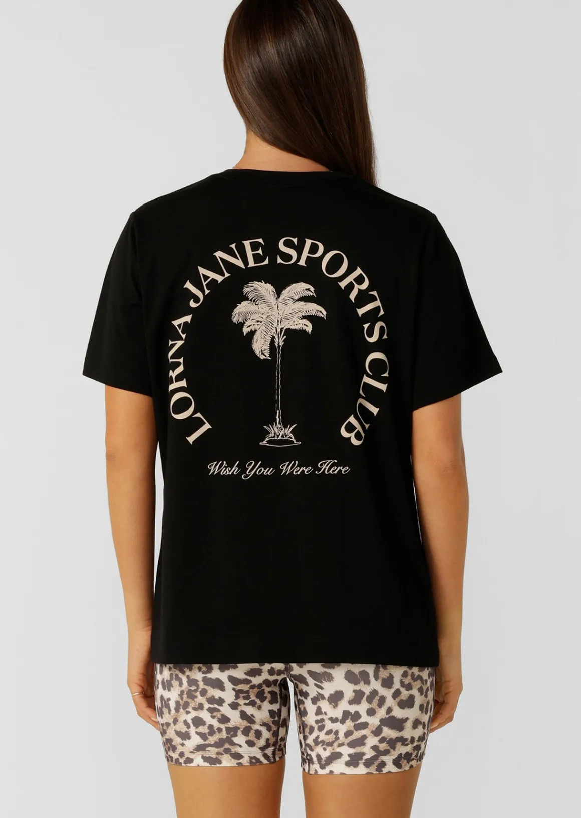 Lorna Jane Wellness Retreat Relaxed T-Shirt Black