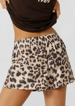Lorna Jane Wildcat Boxer Shorts WildcatPrint