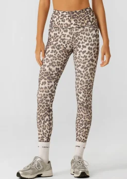 Lorna Jane Wildcat Hi-Fold No Ride Ankle Biter Leggings WildcatPrint Clearance