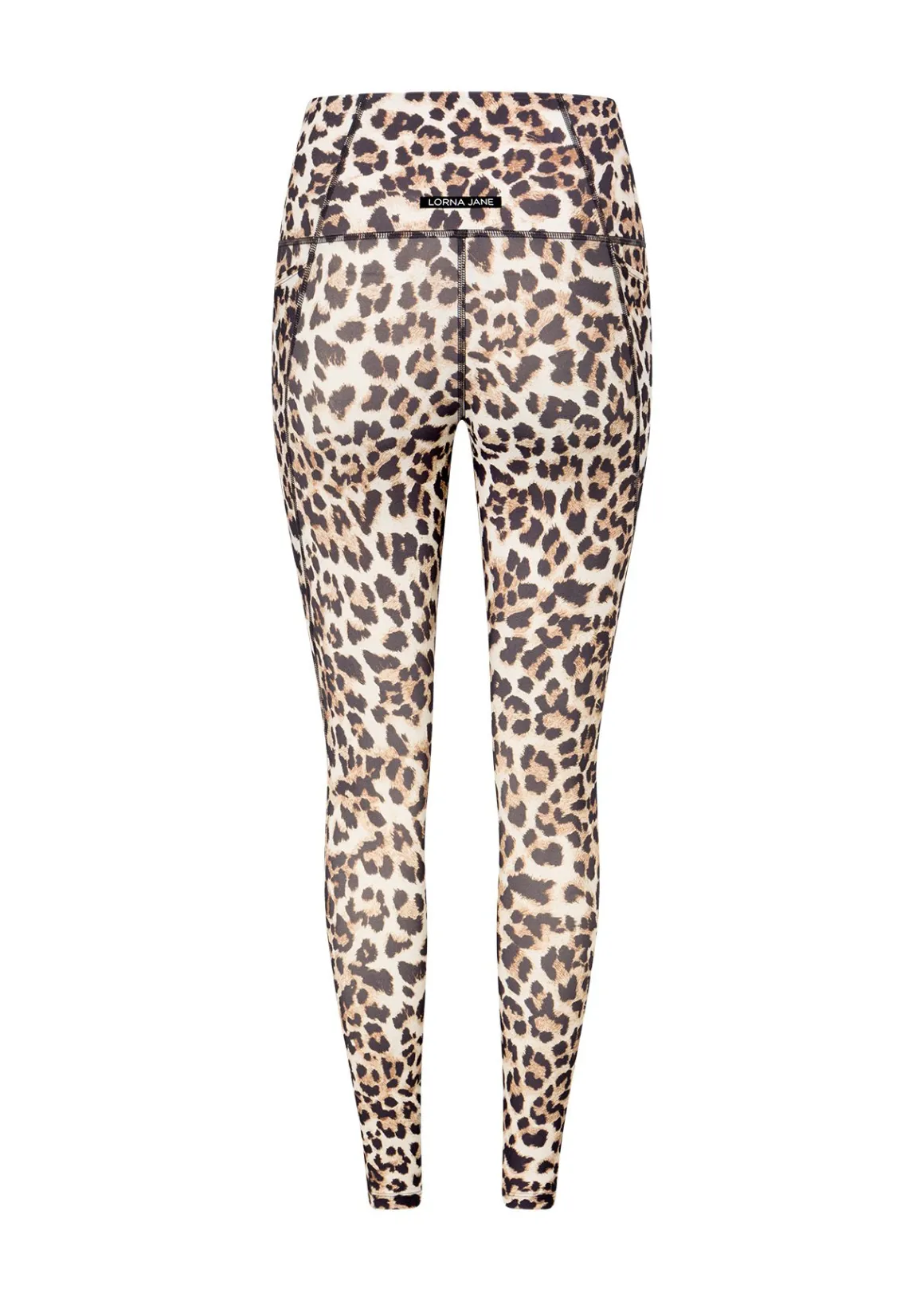 Lorna Jane Wildcat Hi-Fold No Ride Ankle Biter Leggings WildcatPrint Clearance