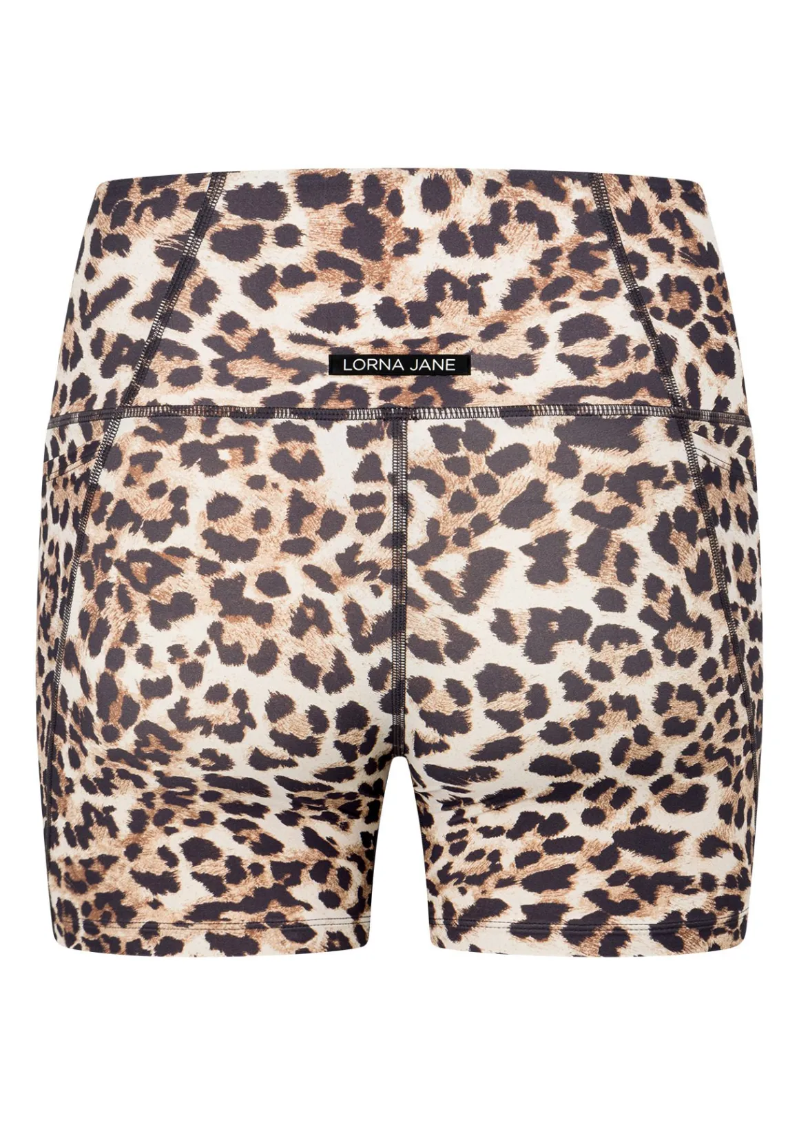 Lorna Jane Wildcat Hi-Fold No Ride 12cm Bike Shorts WildcatPrint Sale