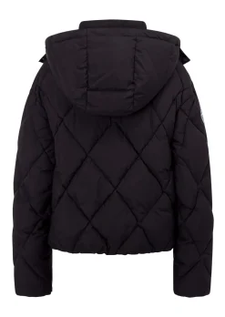 Lorna Jane Winter Warmth Recycled Puffer Jacket MidnightBlue New